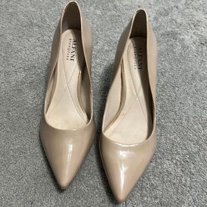 Alfani nude patent pumps. Size 7.5W. Worn once. Perfect condition.